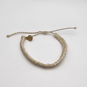 Pura Vide White Braided Adjustable Bracelet